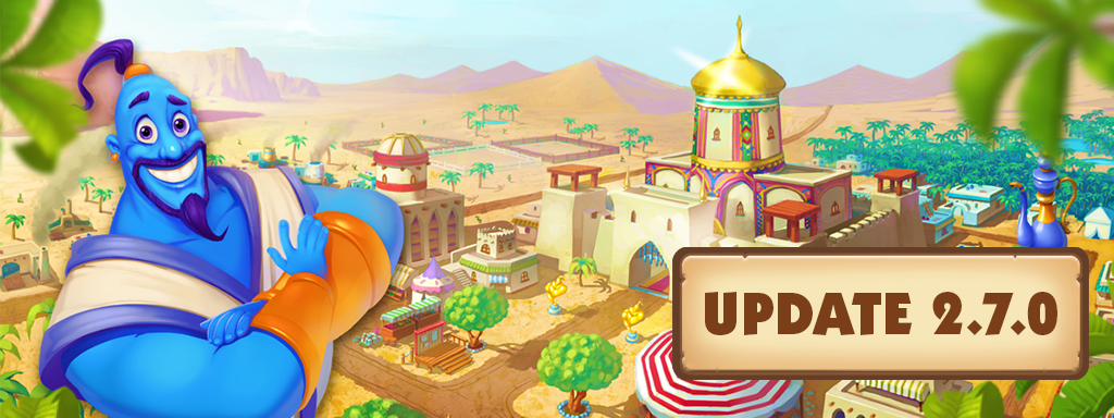 Update 2.7 of Farm Mania: Silk Road is avaible on iOS and Android!