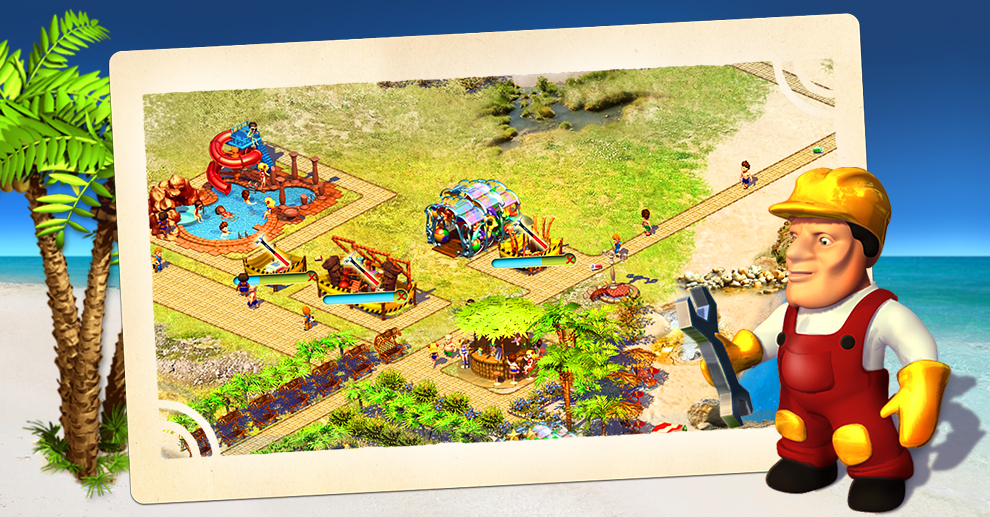 Screenshot № 2. Download Paradise Beach and more games from Realore website