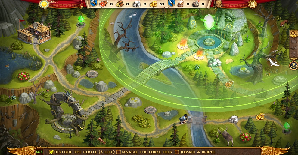Screenshot № 2. Download Roads of Rome: Portals and more games from Realore website
