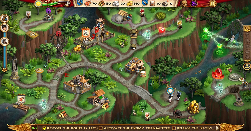 Screenshot № 5. Download Roads Of Rome: Portals 2 Collector's Edition and more games from Realore website