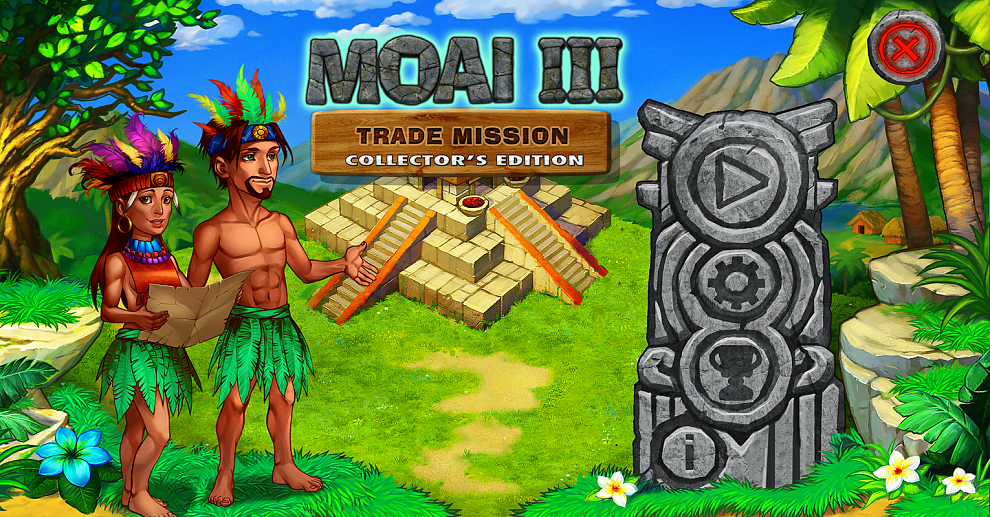 Screenshot № 1. Download Moai 3: Trade Mission Collector's Edition and more games from Realore website