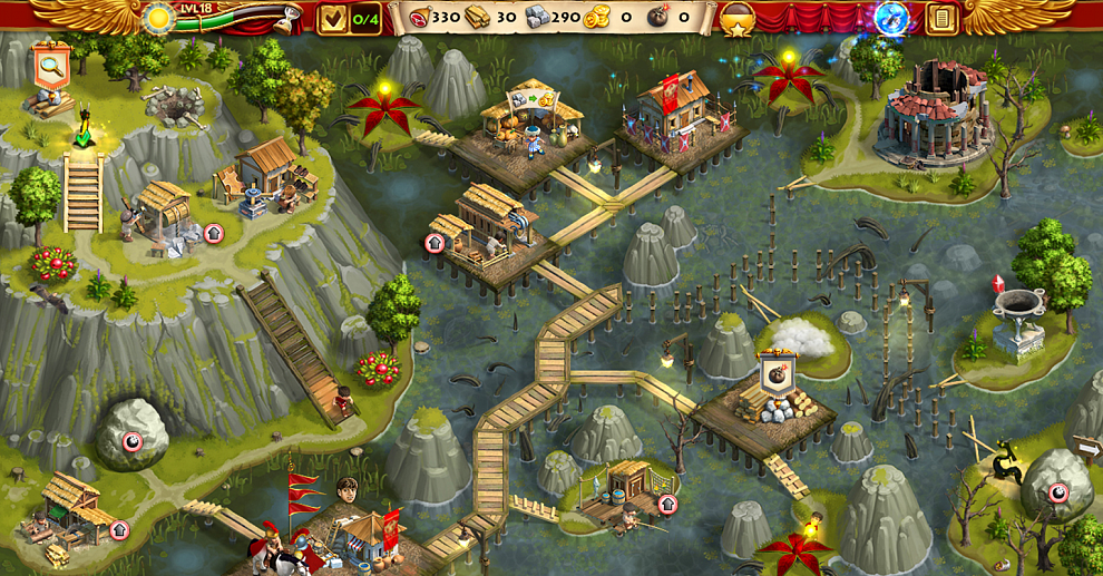 Screenshot № 1. Download Roads of Rome: New Generation 3 and more games from Realore website