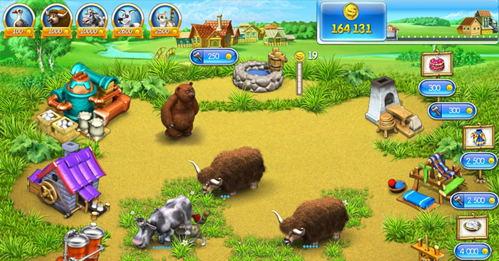 Screenshot № 2. Download Farm Frenzy 3 and more games from Realore website