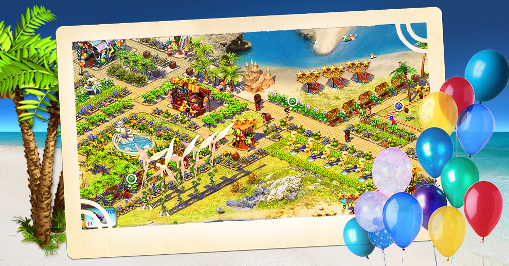 Screenshot № 3. Download Paradise Beach and more games from Realore website