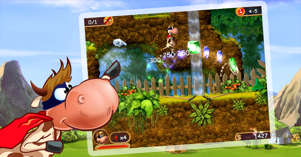 Screenshot № 5. Download Supercow and more games from Realore website