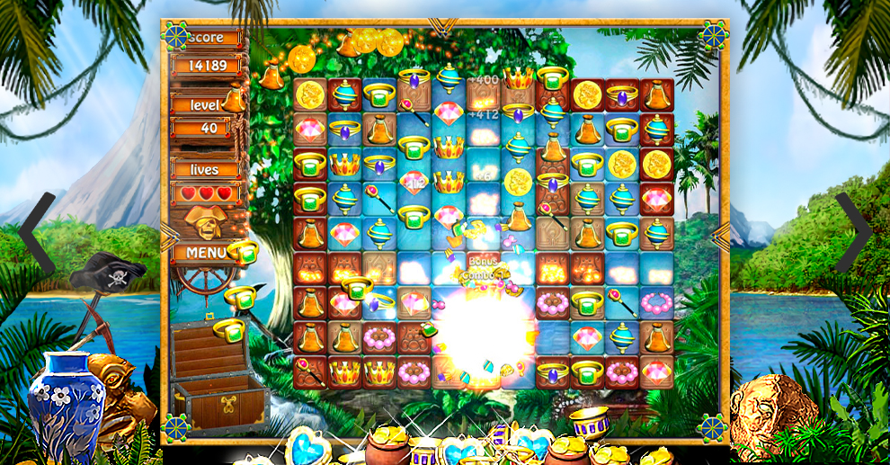 Screenshot № 4. Download Treasure Island and more games from Realore website