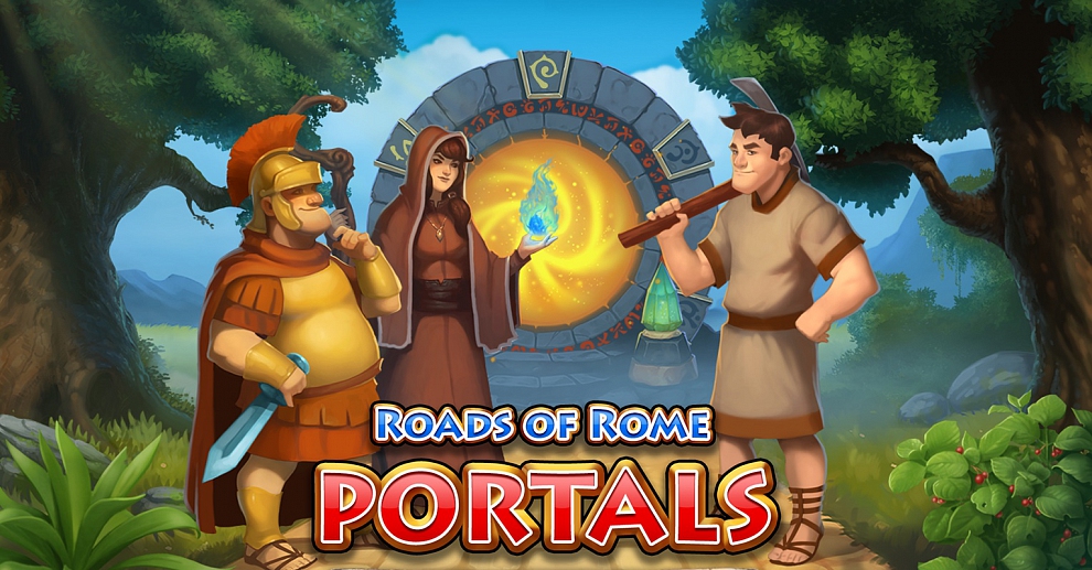 Screenshot № 1. Download Roads of Rome: Portals and more games from Realore website