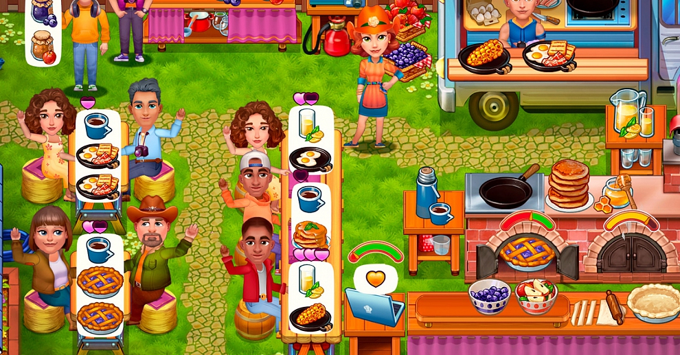 Screenshot № 1. Download Claire's Cruisin' Café. Collector's Edition and more games from Realore website