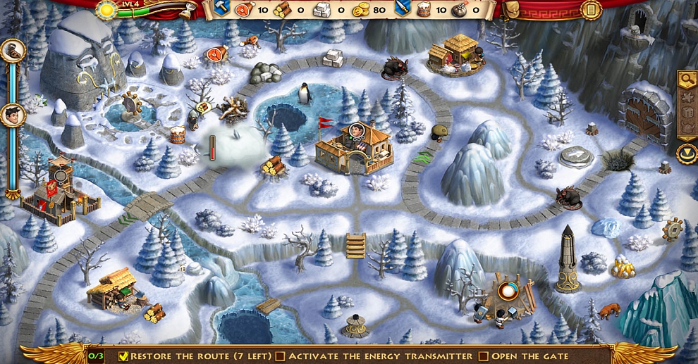 Screenshot № 3. Download Roads Of Rome: Portals 2 Collector's Edition and more games from Realore website
