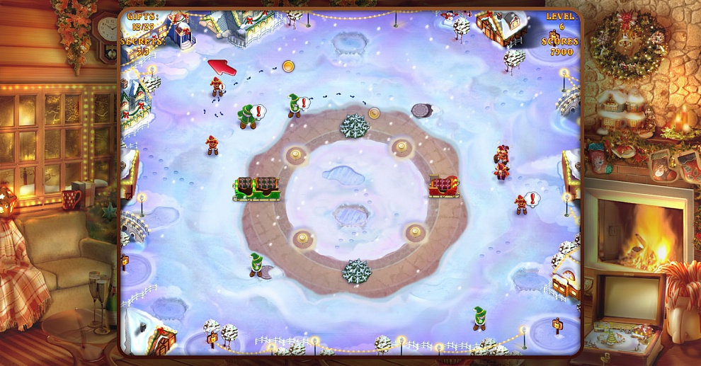 Screenshot № 2. Download Elves Inc.Christmas Mission and more games from Realore website