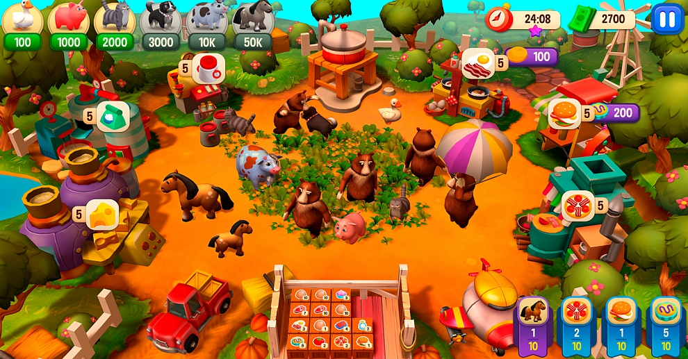 Screenshot № 2. Download Farm Frenzy Refreshed. Collector's Edition and more games from Realore website