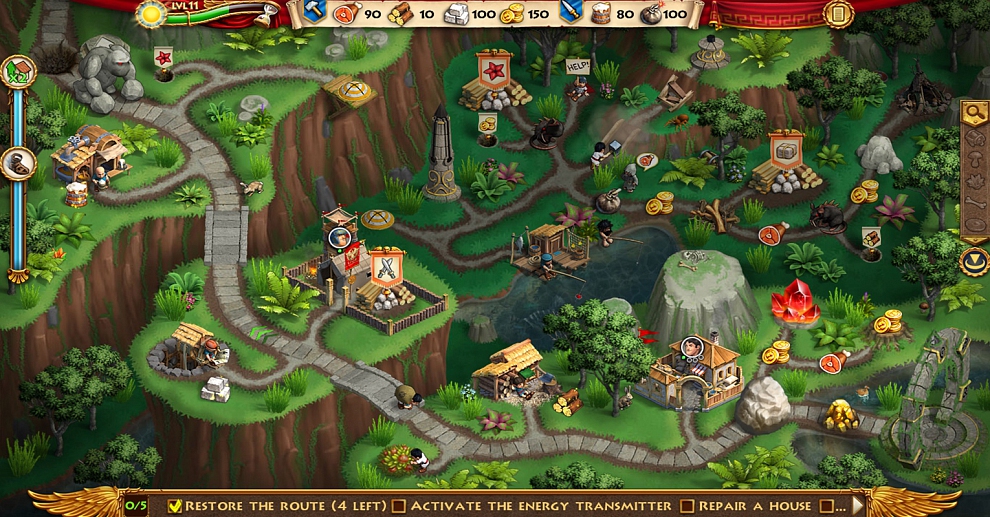 Screenshot № 4. Download Roads Of Rome: Portals 2 Collector's Edition and more games from Realore website