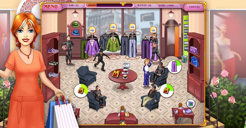 Screenshot № 3. Download Dress Up Rush and more games from Realore website