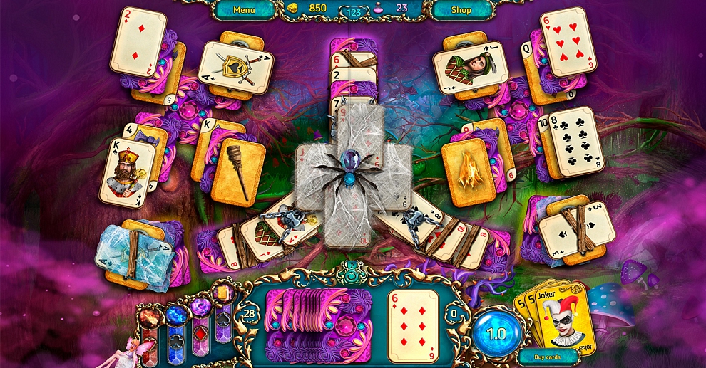Screenshot № 5. Download Dreamland Solitaire 3: Dark Prophecy CE and more games from Realore website