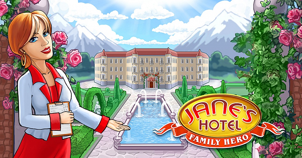 Screenshot № 1. Download Jane's Hotel 2: Family Hero and more games from Realore website