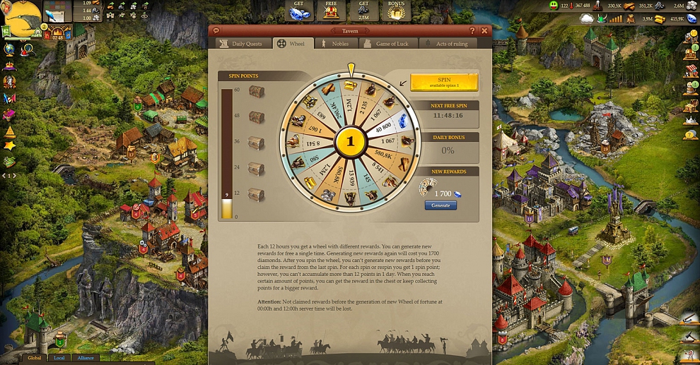 Screenshot № 1. Download Imperia Online and more games from Realore website