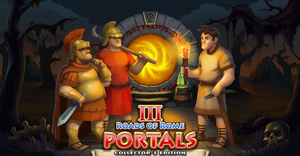 Screenshot № 1. Download Roads Of Rome: Portals 3 Collector's Edition and more games from Realore website