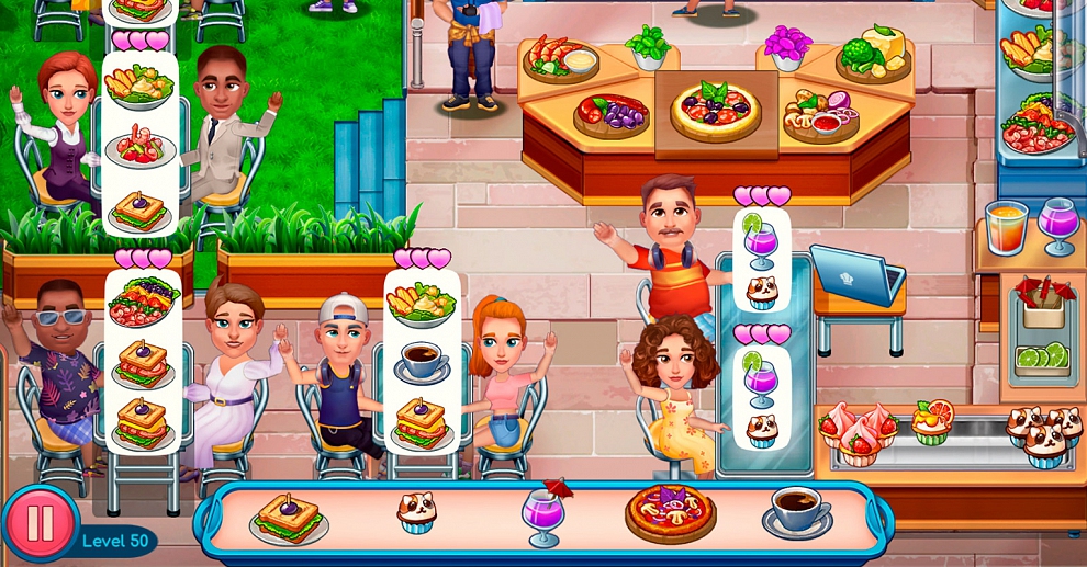 Screenshot № 2. Download Claire's Cruisin' Café. Collector's Edition and more games from Realore website