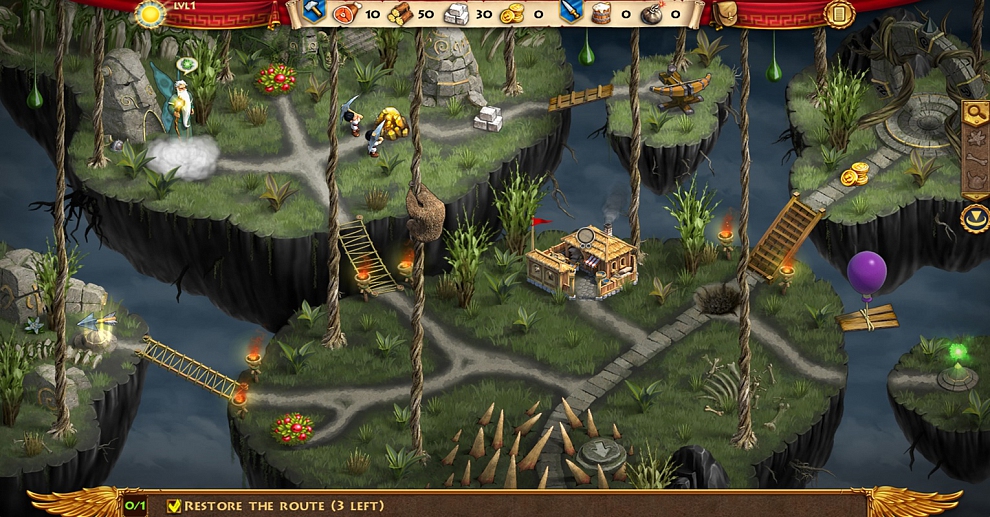 Screenshot № 1. Download Roads Of Rome: Portals 3 and more games from Realore website