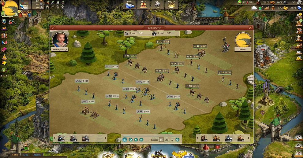 Screenshot № 2. Download Imperia Online and more games from Realore website