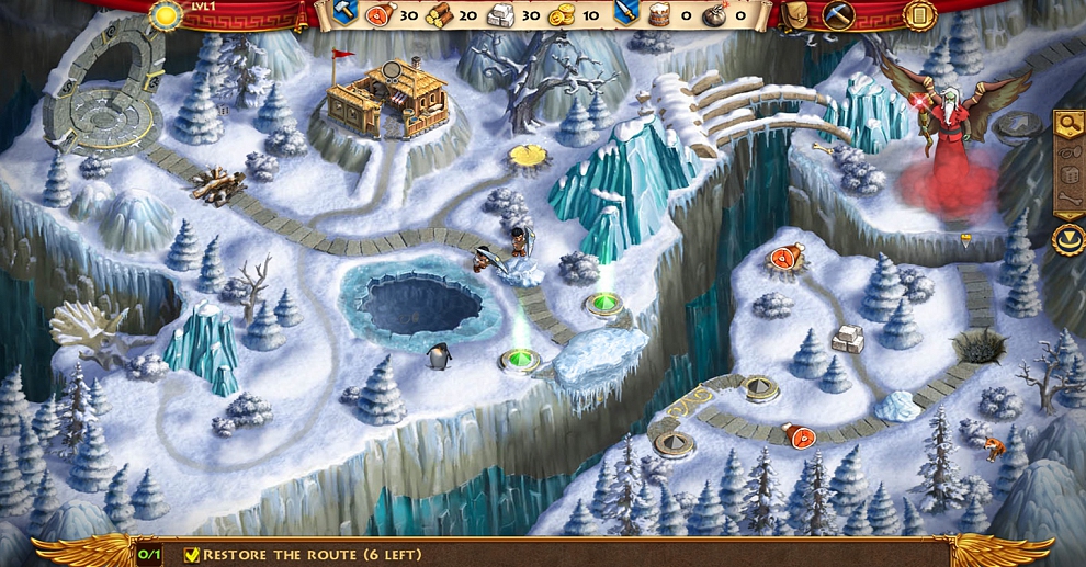 Screenshot № 1. Download Roads Of Rome: Portals 2 and more games from Realore website