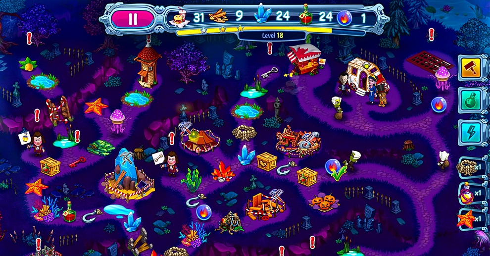 Screenshot № 1. Download Incredible Dracula 8: Ocean’s Call and more games from Realore website