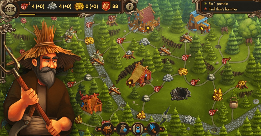 Screenshot № 2. Download Northern Tale 6: Oath to the Gods and more games from Realore website