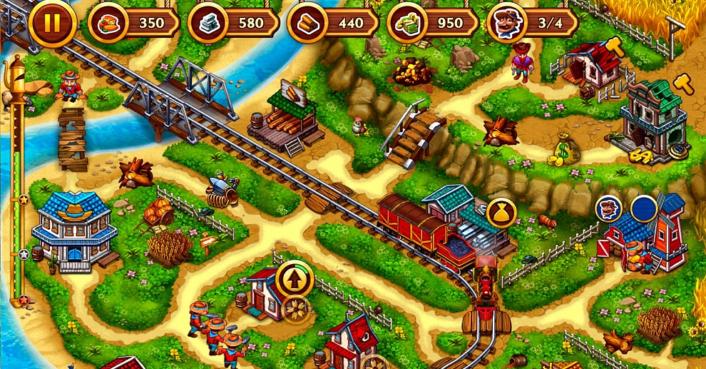 Screenshot № 4. Download Golden Rails: Tales of the Wild West and more games from Realore website
