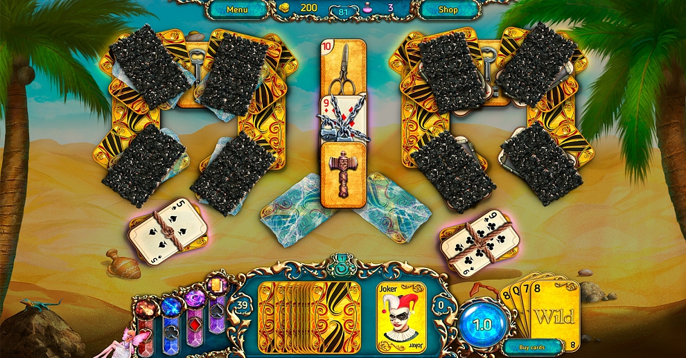 Screenshot № 2. Download Dreamland Solitaire 3: Dark Prophecy CE and more games from Realore website