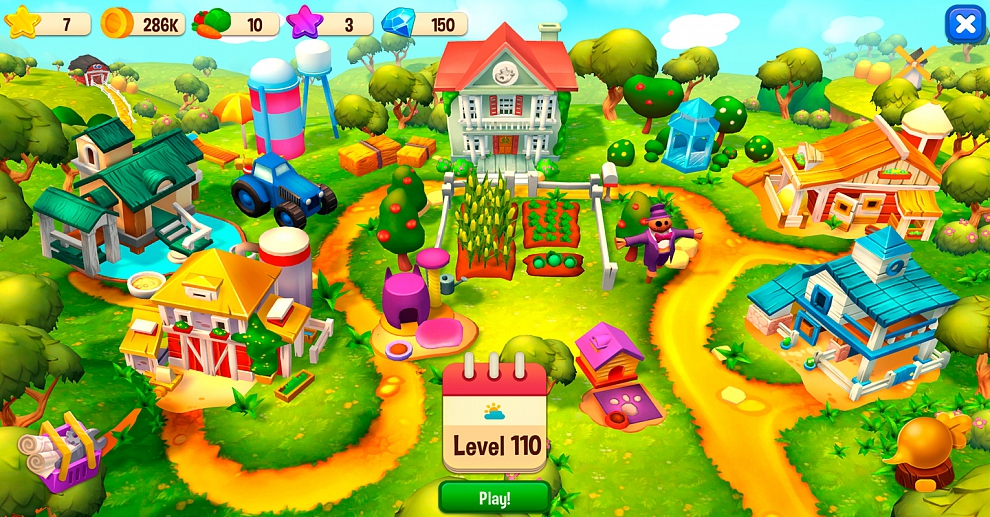 Screenshot № 1. Download Farm Frenzy Refreshed. Collector's Edition and more games from Realore website