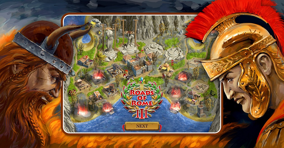 Screenshot № 2. Download Roads of Rome 3 and more games from Realore website