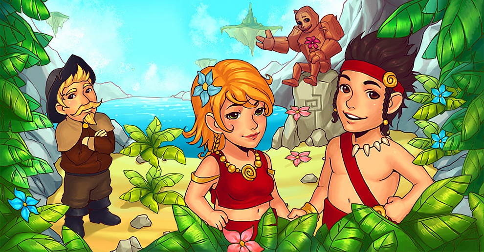 Screenshot № 1. Download Island Tribe 5 and more games from Realore website