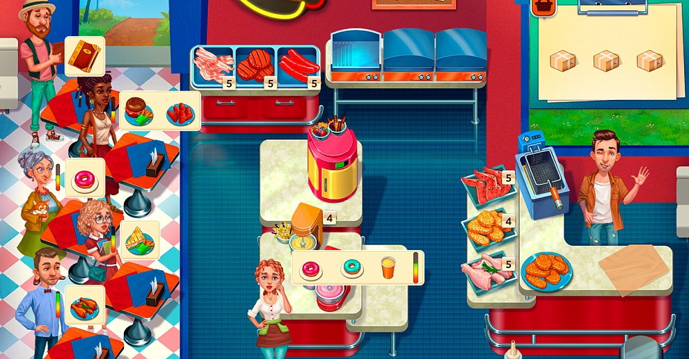 Screenshot № 1. Download Baking Bustle. Collector's Edition and more games from Realore website