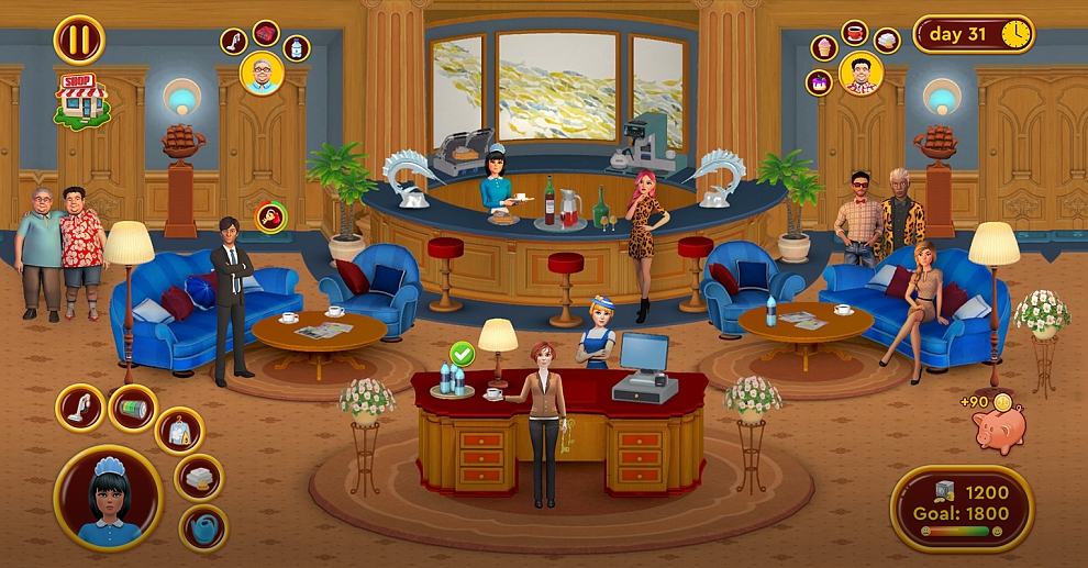 Screenshot № 2. Download Jane's Hotel: New Story Collectors Edition and more games from Realore website