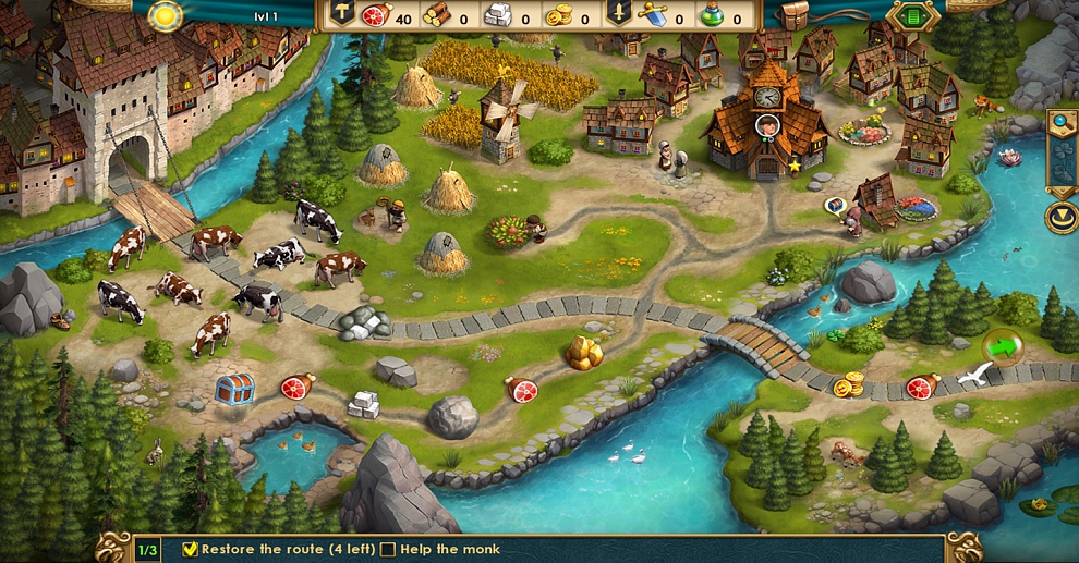 Screenshot № 3. Download Roads of Middle Ages Collector's Edition and more games from Realore website