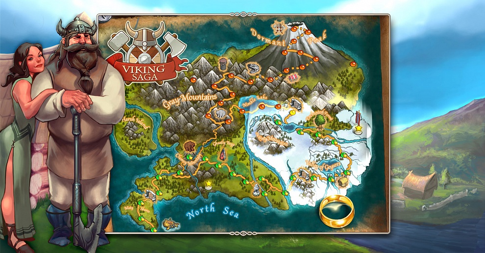 Screenshot № 3. Download Viking Saga 1: The Cursed Ring and more games from Realore website