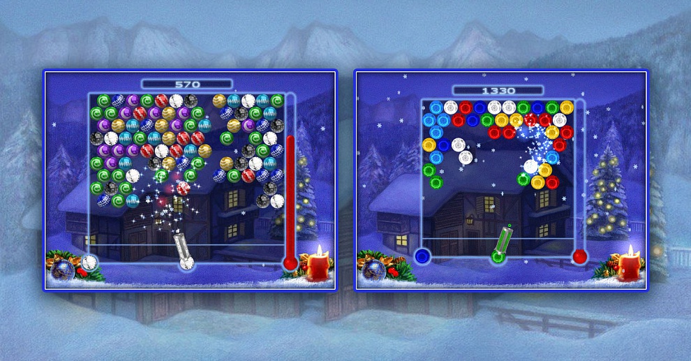 Screenshot № 1. Download Bubble Xmas and more games from Realore website