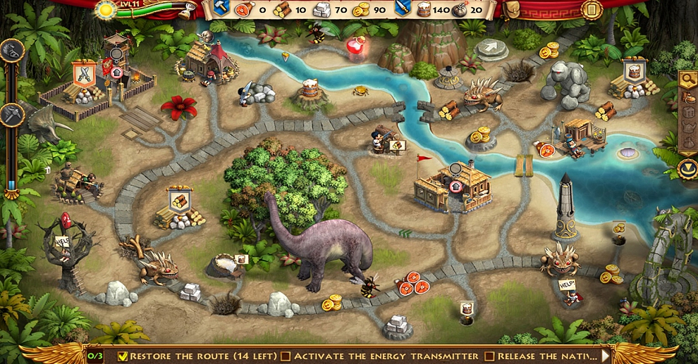Screenshot № 4. Download Roads Of Rome: Portals 3 Collector's Edition and more games from Realore website
