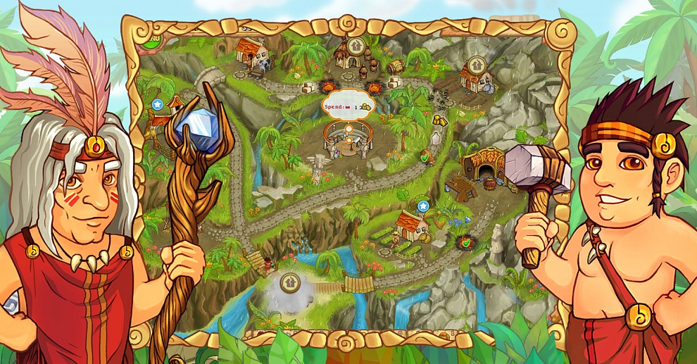 Screenshot № 2. Download Island Tribe and more games from Realore website
