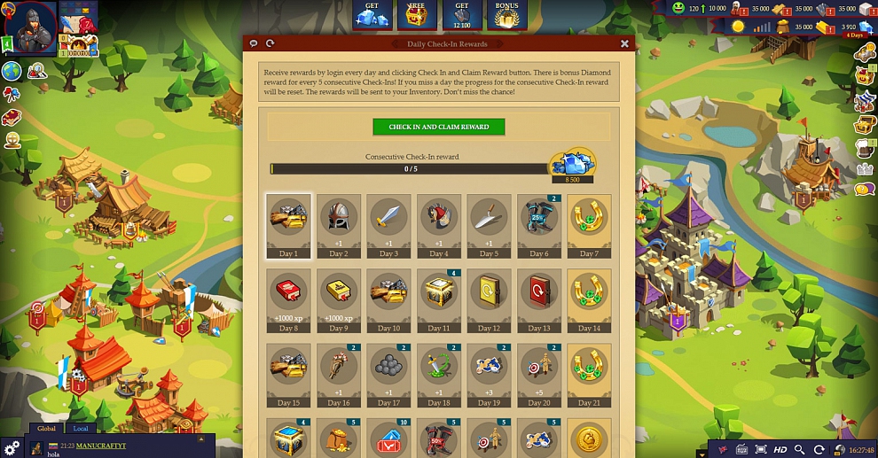 Screenshot № 2. Download Game of Emperors and more games from Realore website