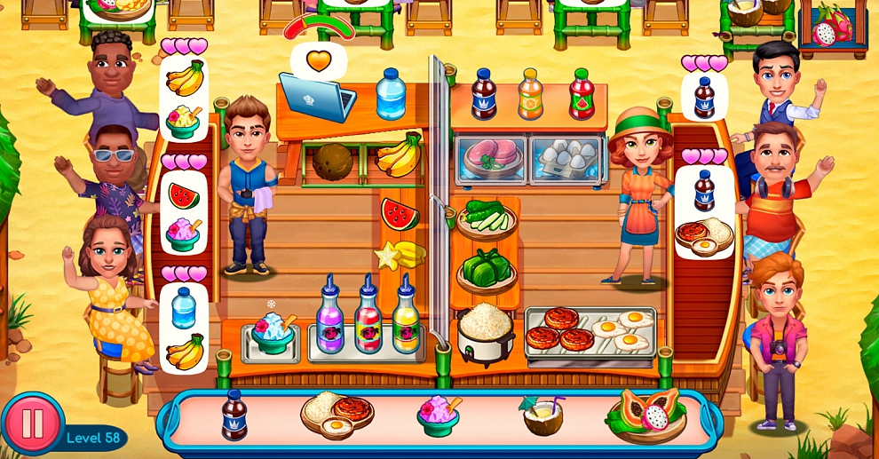 Screenshot № 3. Download Claire's Cruisin' Café. Collector's Edition and more games from Realore website