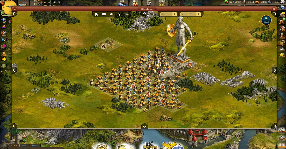 Screenshot № 4. Download Imperia Online and more games from Realore website