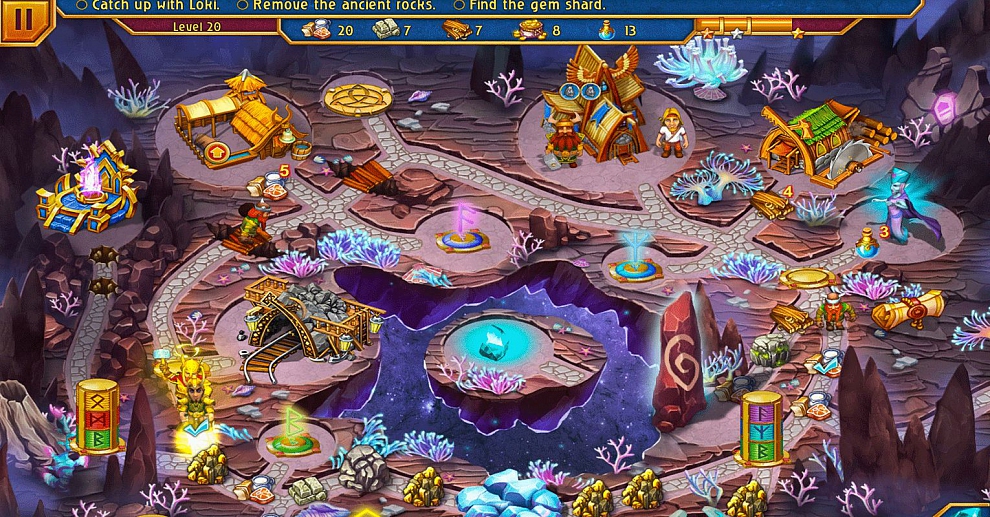 Screenshot № 1. Download Viking Brothers 5 and more games from Realore website